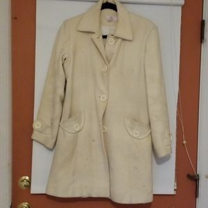 Cream dress coat